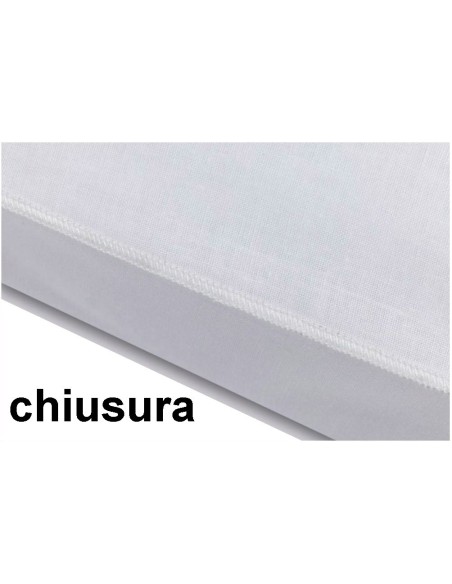 Guanciale Vip Pluff cuscino con falda in ovatta cm 50x80 rivestito in cotone