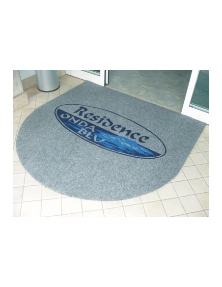 Estera de puerta personalizada con incrustaciones