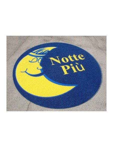 Estera de puerta personalizada con incrustaciones