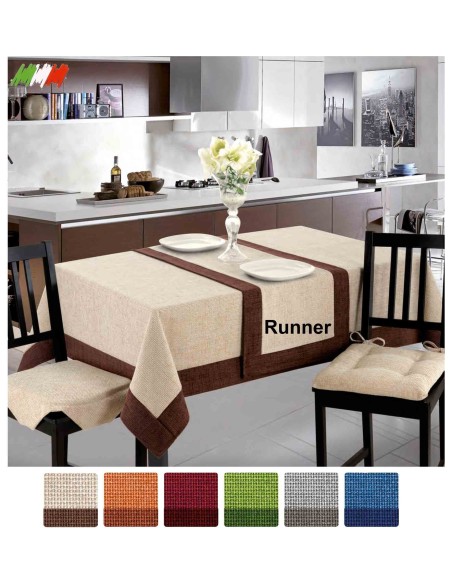 Intreccio Runner jacquard ciniglia varie misure