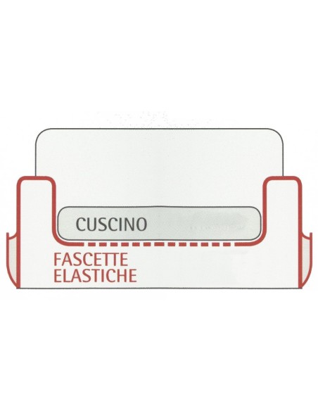 Lebandes Copri divano 2 posti cm 110 con tasche