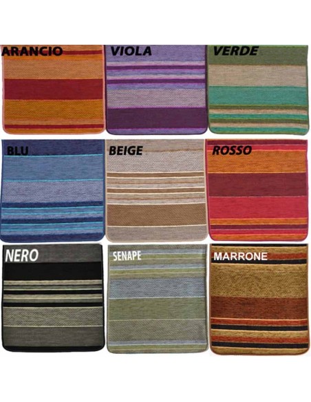 Lebandes Housse de coussin pour chaise avec rabats