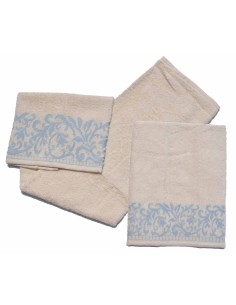 Lisa paire de serviettes de ratine de coton