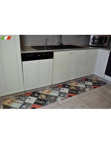 Love PRINT impression numérique de COUPE tapis de cuisine