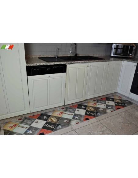 Love PRINT impresión digital a CORTAR cocina alfombra