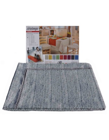 Melange tovaglia copritavolo jacquard QUADRATA 180X180 cm