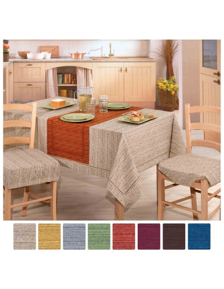 Manteles jacquard mantel CUADRADO melange 180 X 180 cm