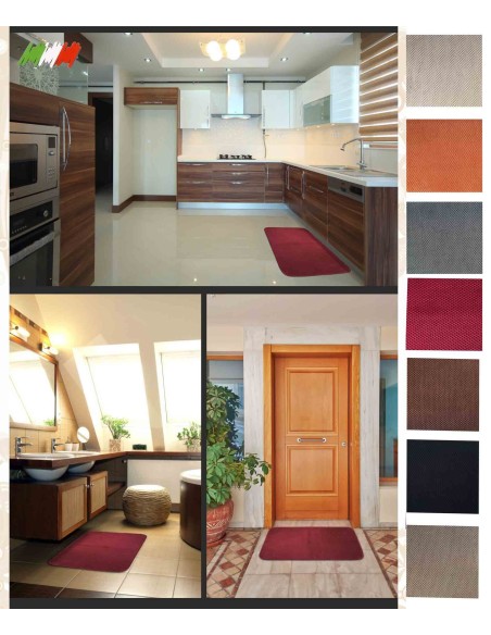 Mosaico microfibra tappeto passatoia varie misure