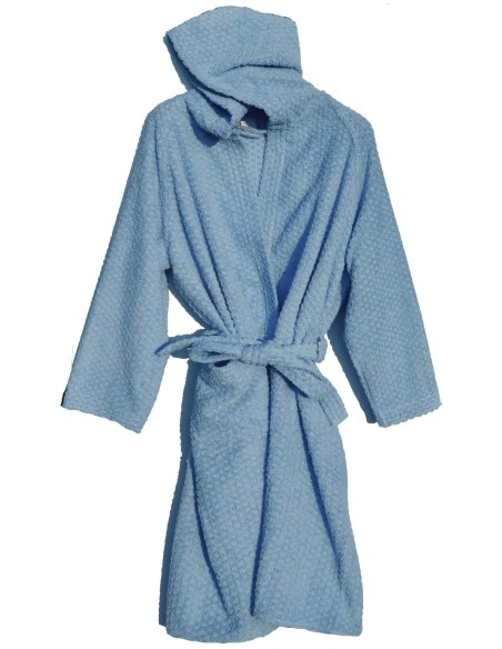 Naturella  l'accappatoio in cotone spugna Nido d'Ape