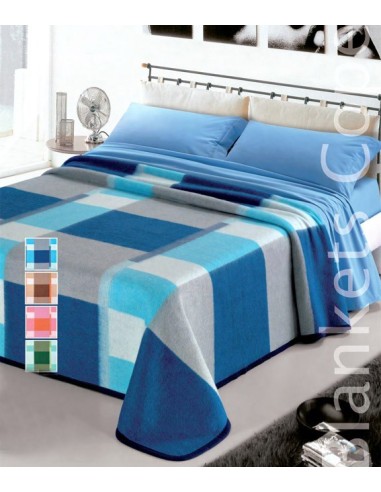 New York coperta misto lana matrimoniale 210x250 cm.