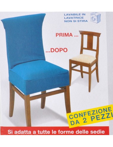 New York Paire de housse chaise universelle