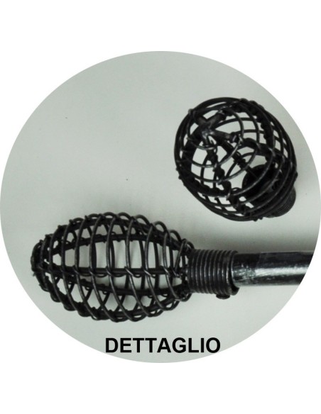 Palo oval extensible para tienda 160 a 300 cm