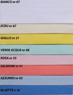 Pastello Free in Tinta Unita lenzuolo sopra singolo cm 150x290 2