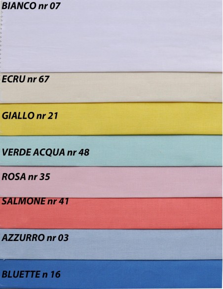 Pastello Free in Tinta Unita lenzuolo sopra singolo cm 150x290