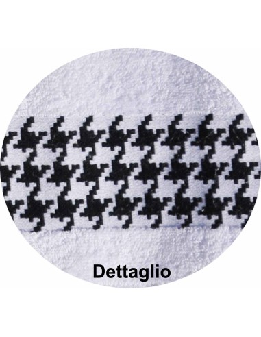 Pied de poule coppia di asciugamani