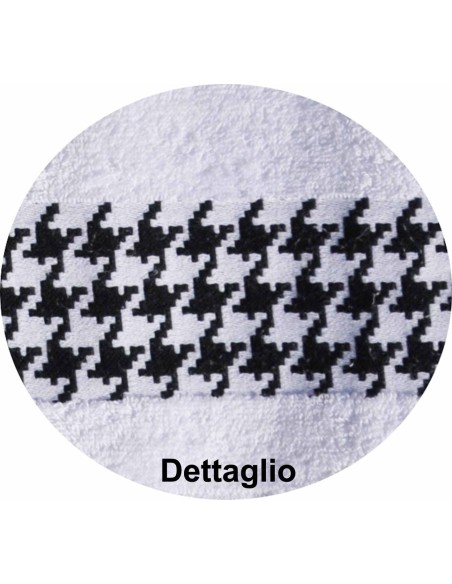 Pied de poule coppia di asciugamani