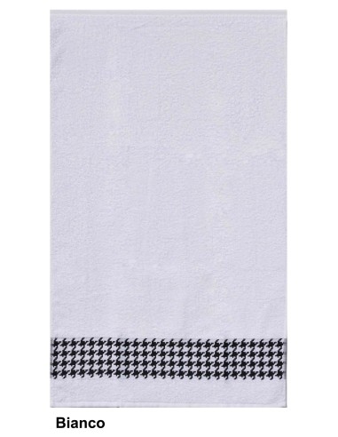 Pied de poule telo bagno 100x150 cm