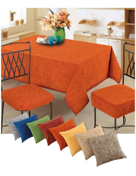 Rain Tableau de chenille de nappe couvre diverses mesures