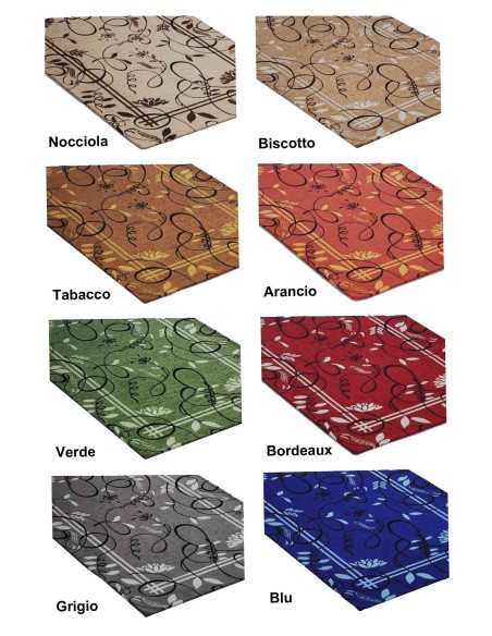 Retro' Teppich Chenille Lane platziert 65 x 150 cm.