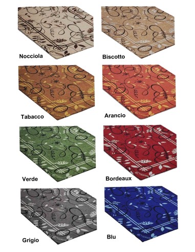 Retro' Teppich Chenille Lane platziert 65 x 250 cm.