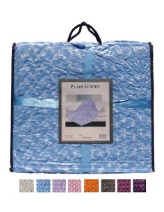 Rose Luxory Plaid e coperta 2