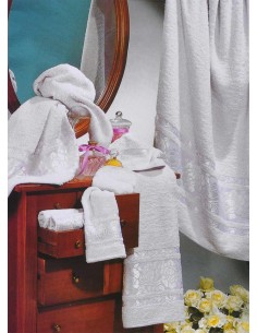 Rose set 5 pz asciugamani coordinati