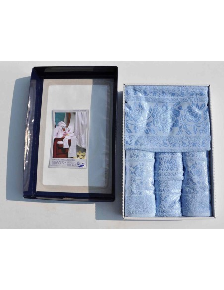 Rosa juego de 5 toallas coordinadas de PC