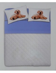 * Alegría perros dobles ropa de cama completo
