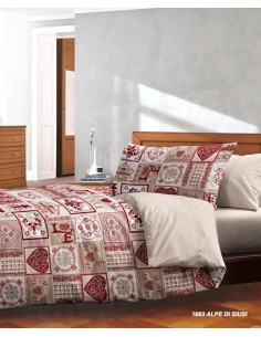 Siusi Housse de couette cm carré 185x200