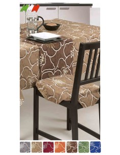 Spring coussin de fauteuil jacquard chenille palmes 2