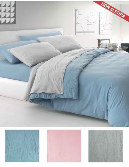 Cama individual de cm 150 x 200 de cubierta de edredón de Stropicciami