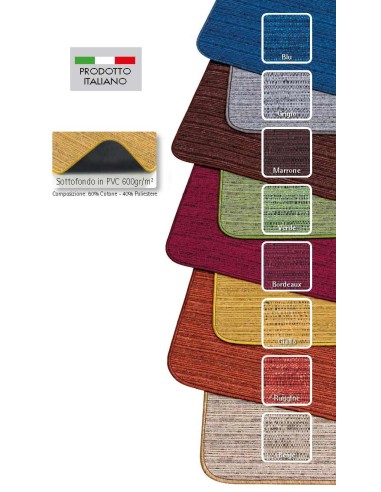 Tappeto cucina MELANGE largo 53 cm.