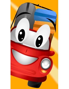 * Playa toalla microfibra baby Buggy 70 x 140 cm