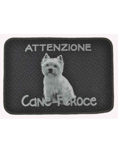 CANE FEROCE Tapis velours tapis 40 x 60 cm