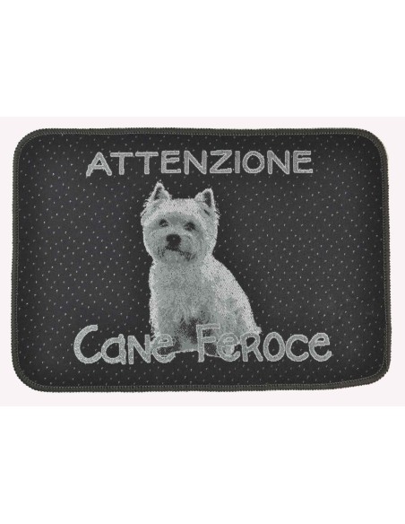 CANE FEROCE Tapis velours tapis 40 x 60 cm