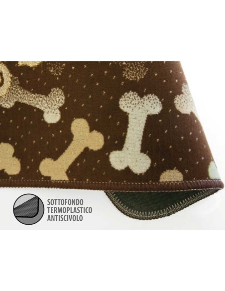 Tappeto Zerbino Velvet cm 40X60 DOG'S HOUSE OSSI