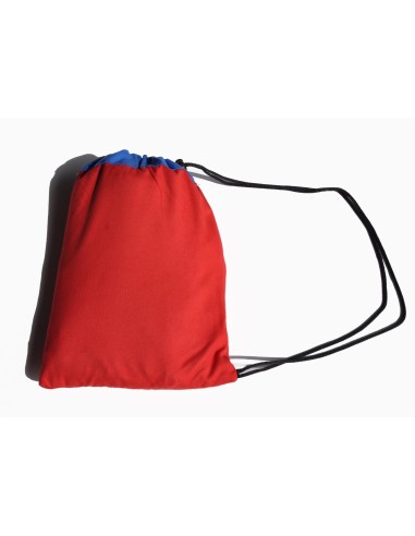 Serviette de plage brodée berceau avec poches de 70 x 190 cm