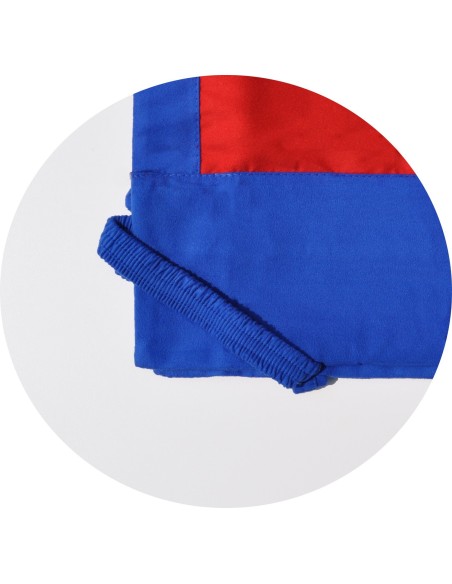 Serviette de plage brodée berceau avec poches de 70 x 190 cm