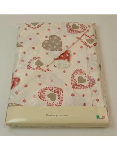 Tirolo Draps de lit plein de 1 et 1/2 carrés