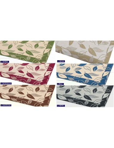 Trama & Ordito FOGLIE tappeto multiuso cm 100x150 Jacquard ciniglia