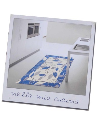 Trama & Ordito FOGLIE tappeto multiuso cm 100x150 Jacquard ciniglia