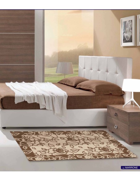 Trama & Ordito ROSE tappeto multiuso cm 100x150 Jacquard ciniglia