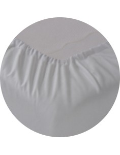 Housse de matelas matelassé cross 130 x 200 carrés de 1,5 cm 2