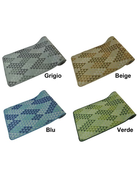 Triangoli Liscio tapis de cuisine largeur 50 cm.