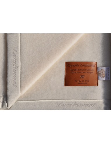 Vello d'oro Laine d'agneau couverture lit cm King size orné