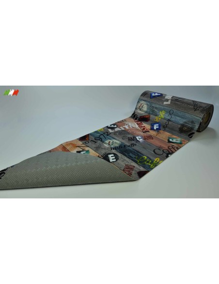 Vintage impression numérique de COUPE tapis de cuisine