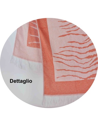 Zebrato fouta telo mare 90x160 cm.