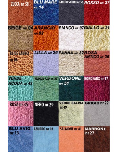 *Olimpo tappeto per bagno quadrato cm 65x65