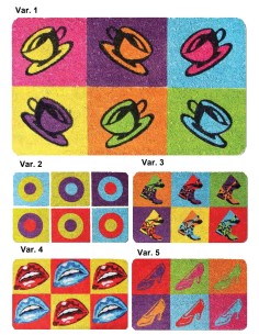 Felpudo de coco POP ART ' ' 45 X 75 2