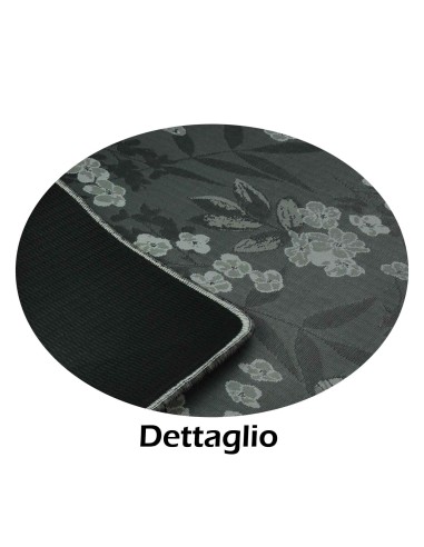 Farfalle e Fiori Cuisine de tapis lisse 50 cm de large.